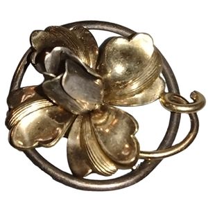 Beautiful Vintage Forstner Gold Fill Brooch